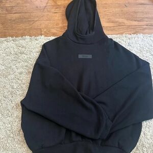 Essentials Classic Black Hoodie